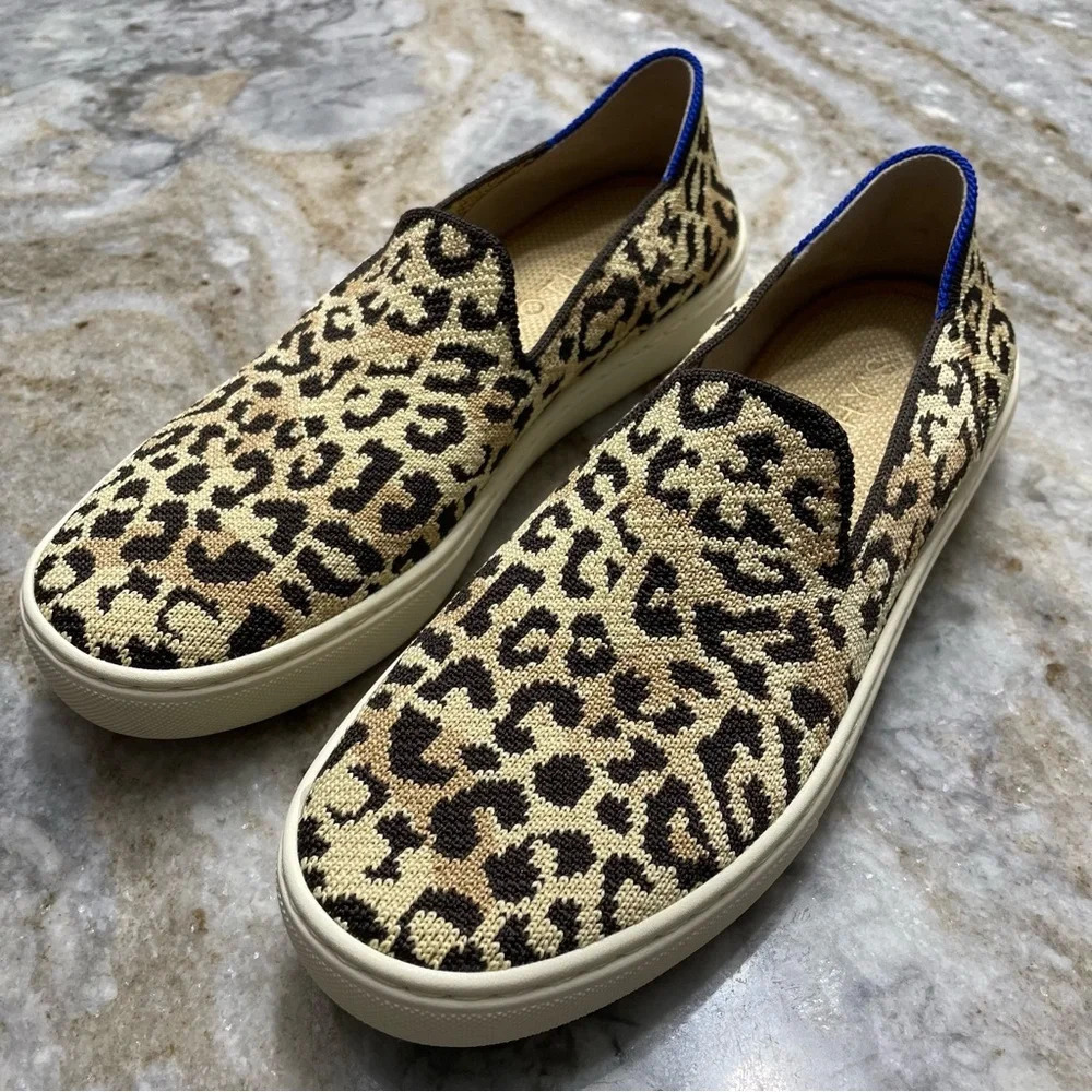 Rothy’s Camo Cat ‘The Sneaker’ slip on shoes women’s 6